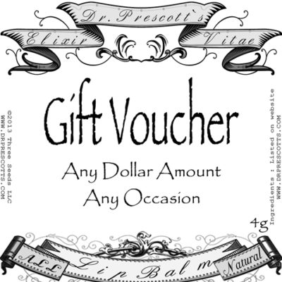 Dr. Prescott's Organic Lip Balm Gift Voucher